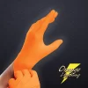 Single-Orange-Nitrile-Gloves